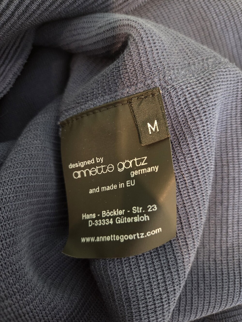 Annette Görtz Navy Rib Knit Jacket - Picture 6 of 7